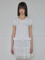 【FLAREUP】Muta Frill Puff T-Shirt