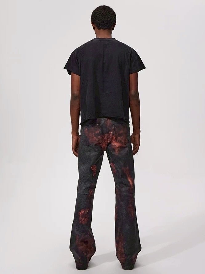 【Fourth3ex】Archive-3D Printed Lava Pants / 【フォースセックス】ブラッドブリーチパンツ