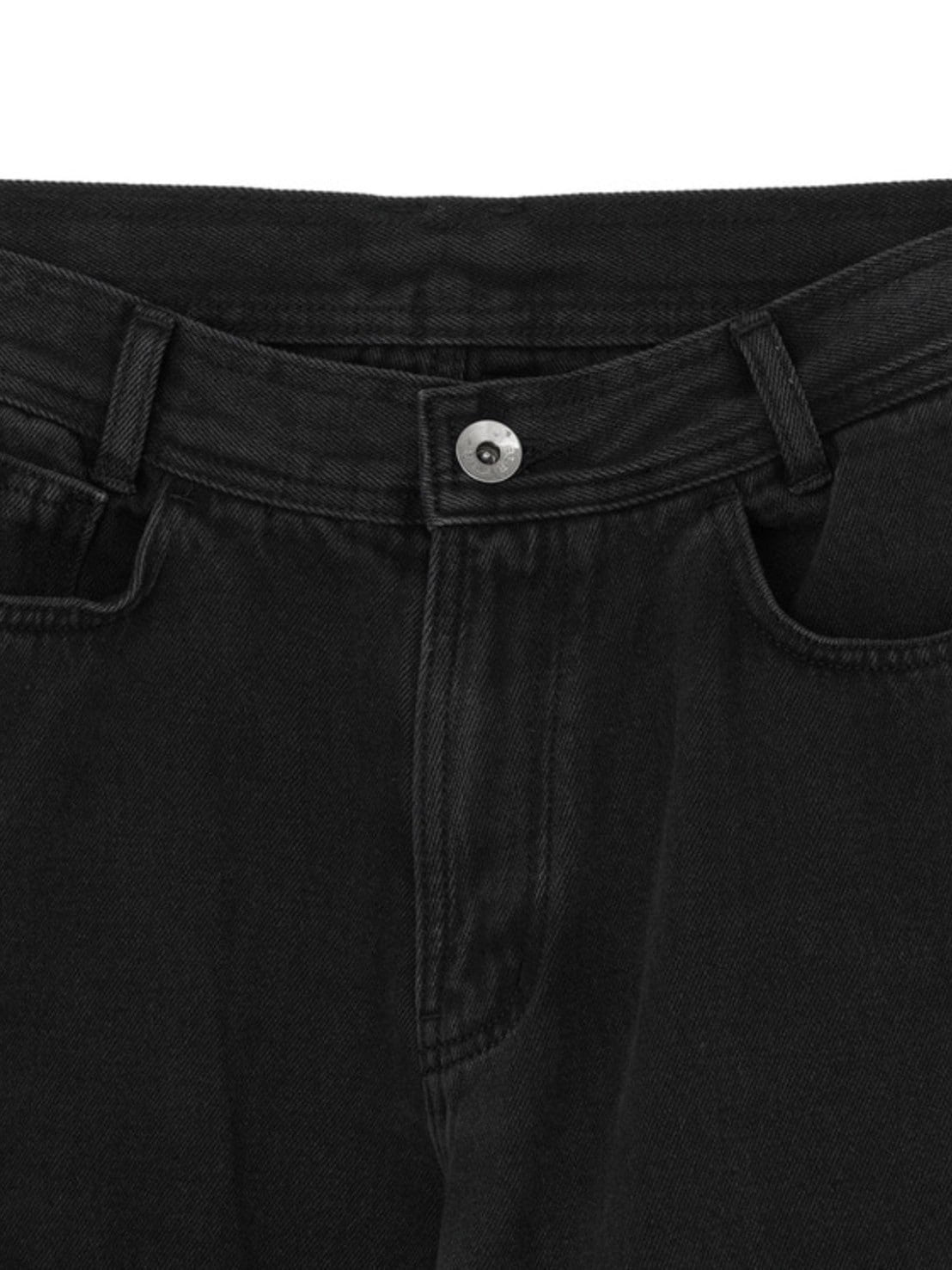 【BLR BLUER】Utility Cargo Washed Denim Pants