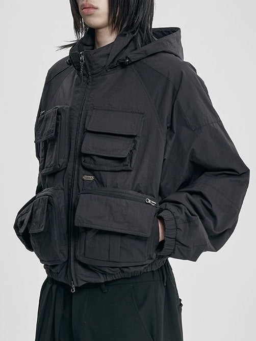 【AJOBYAJO】Cargo Nylon Short Jacket / 【アジョバイアジョ】カーゴナイロンショートジャケット