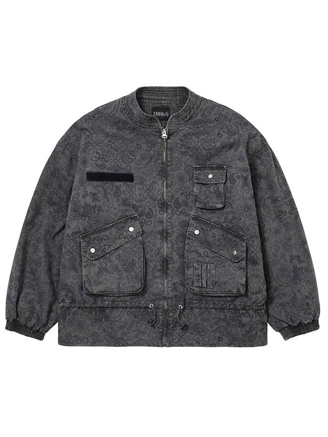 【AJOBYAJO】Vintage Washed Paisley String Jacket / 【アジョバイアジョ】ヴィンテージウォッシュドペイズリーストリングジャケット