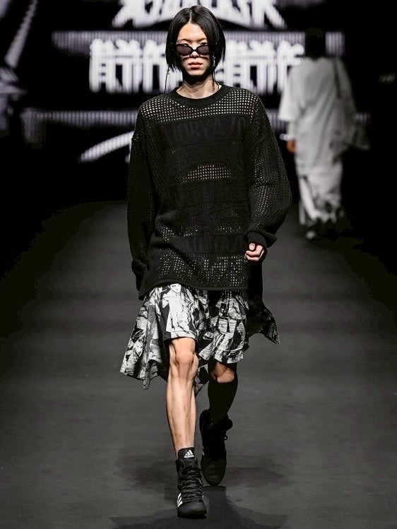 【AJOBYAJO】Total Logo Drop Needle Sweater / 【アジョバイアジョ】トータルロゴドロップニードル長袖セーター