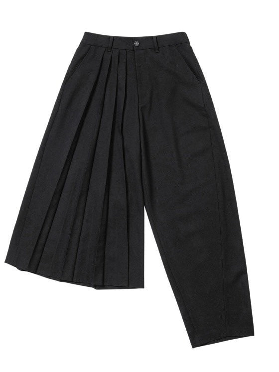 【AJOBYAJO】Asymmetric Pleat Pants / 【アジョバイアジョ】アシンメトリープリーツスラックスパンツ