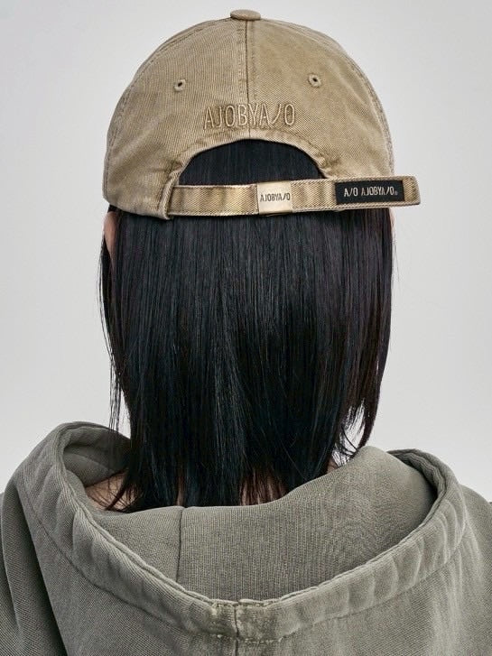 【AJOBYAJO】Wappen Washed Cap / 【アジョバイアジョ】ワッペンウォッシュドキャップ