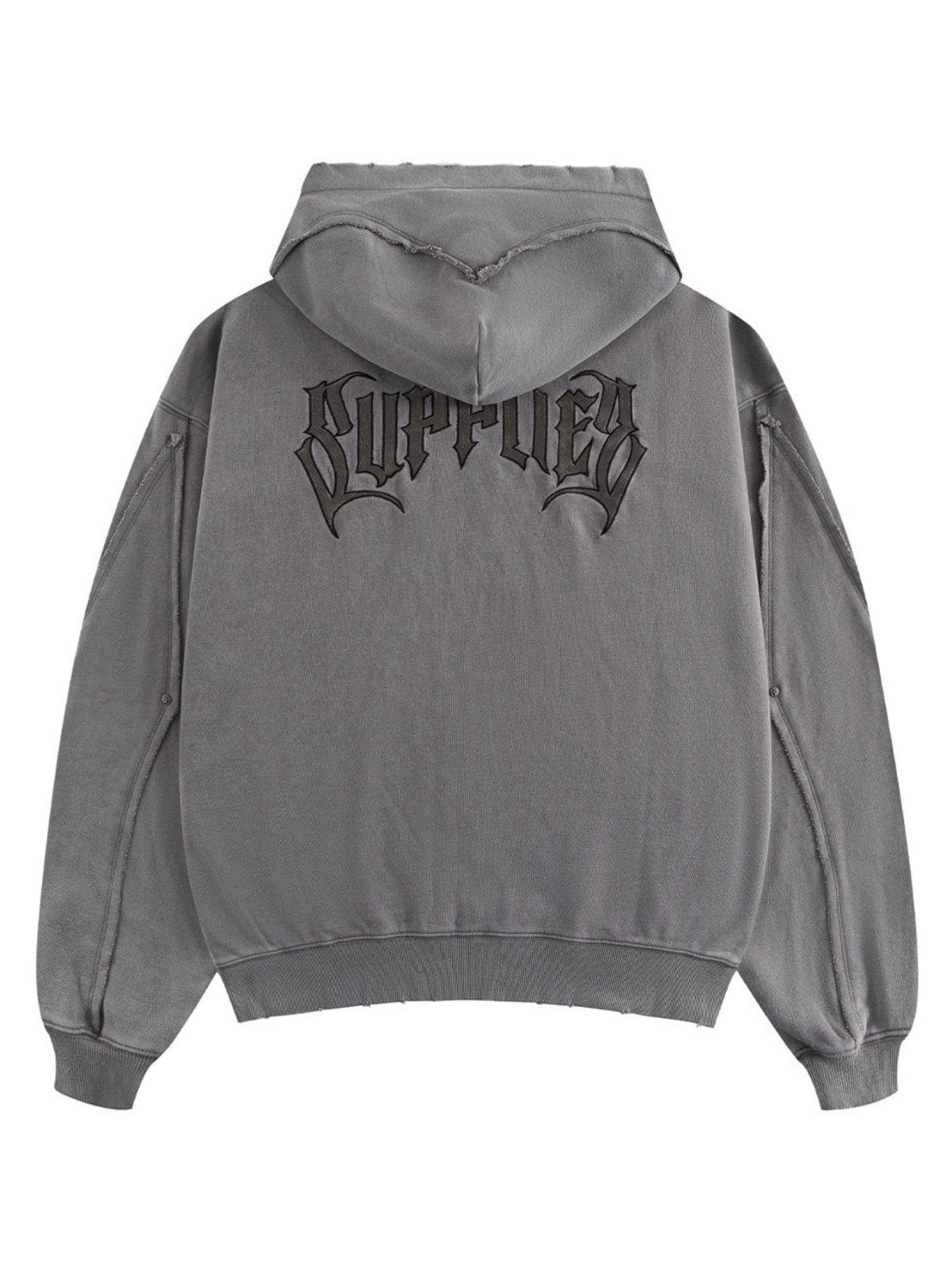 SUPPLIER】SWITCHING PIERCED ZIP HOODIE V2 – PRESSING WEB SHOP