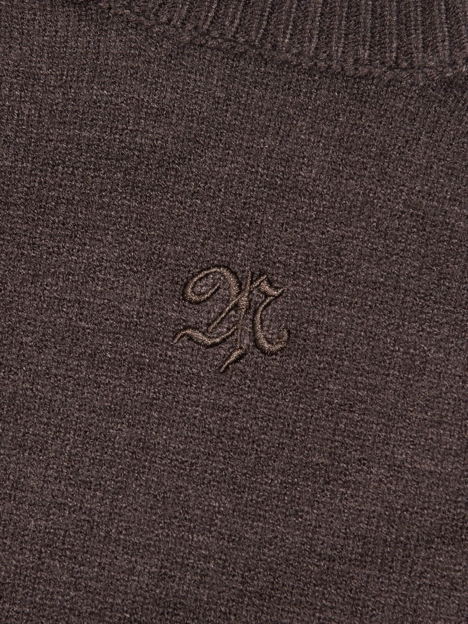 【NOMANUAL】DOUBLE ECHO WOOL KNIT