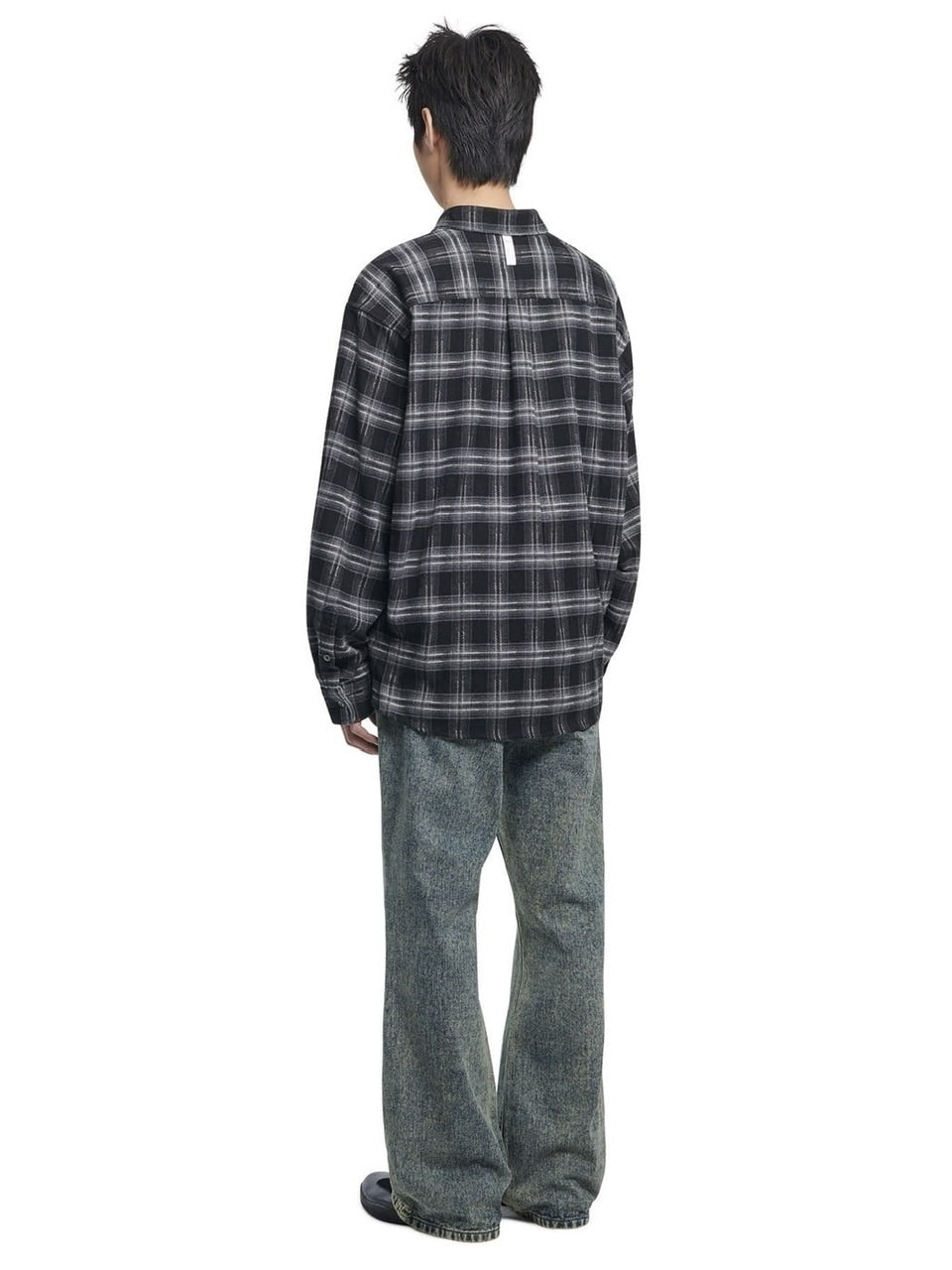 【NOMANUAL】SOFT FLARE DENIM PANTS