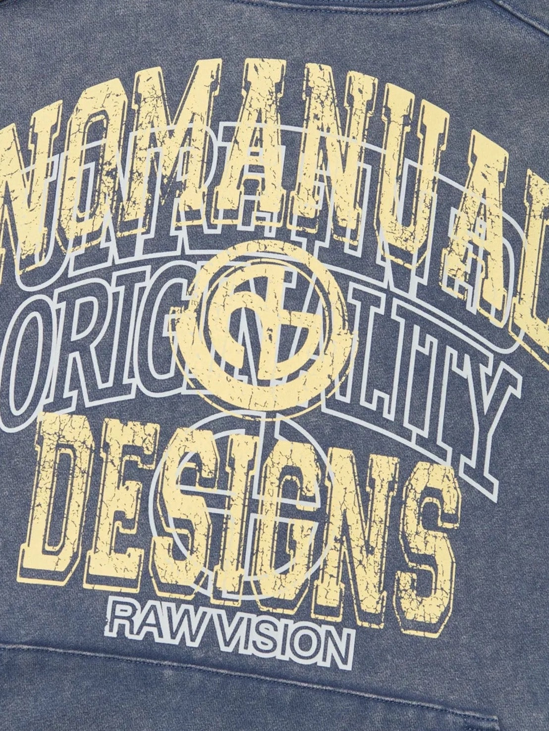 【NOMANUAL】LAYERED ARCH GRAPHIC HOODIE