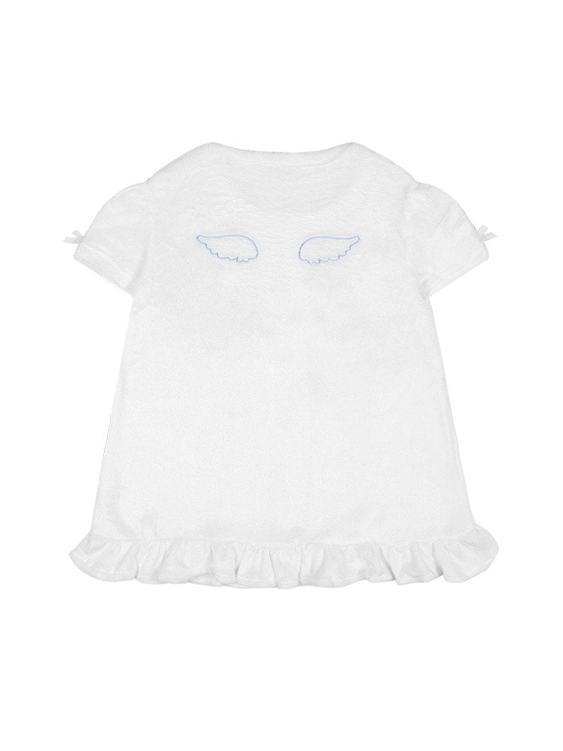 【FANCY X DUSTY】Zzz DUSTY SALON PAJAMA TOP / 【ファンシー X ダスティ】ZzzダスティーサロンパジャマTシャツ半袖ルームウェア