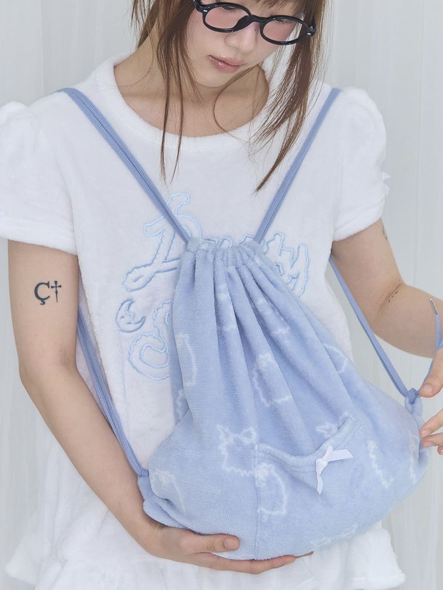 【FANCY X DUSTY】Zzz DUSTY SALON PAJAMA GYM SACK / 【ファンシー X ダスティ】Ｚｚｚダスティーサロンパジャマリュック