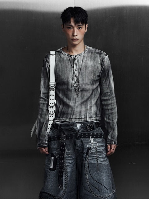 【Rosen Kreuz】TIGHT RIB LONG SLEEVE