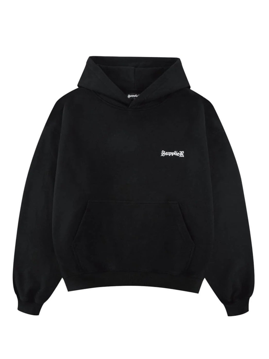 【SUPPLIER】Boxy Fit Cross Logo Hoodie / 【サプライヤー】クロスロゴプルオーバーパーカー