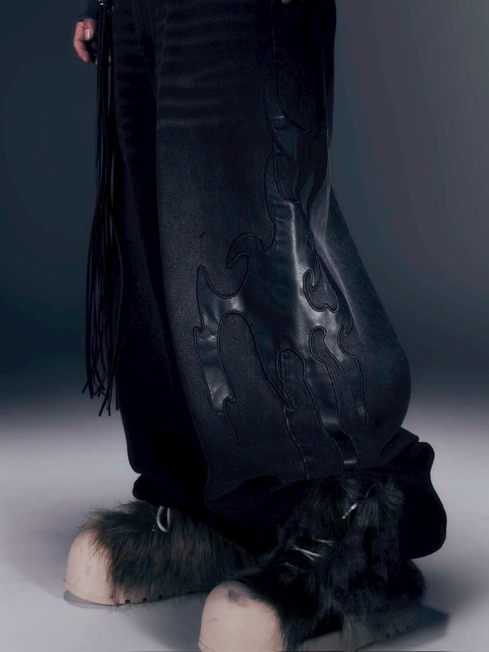 【DIG YOUR OWN GRAVE】TRIBALDENIM PANTS /【ディグユアオウングレイブ】 トライバルデニムパンツ