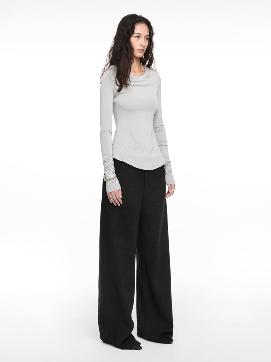 【NACHE】BASIC HOODIE LONG SLEEVE