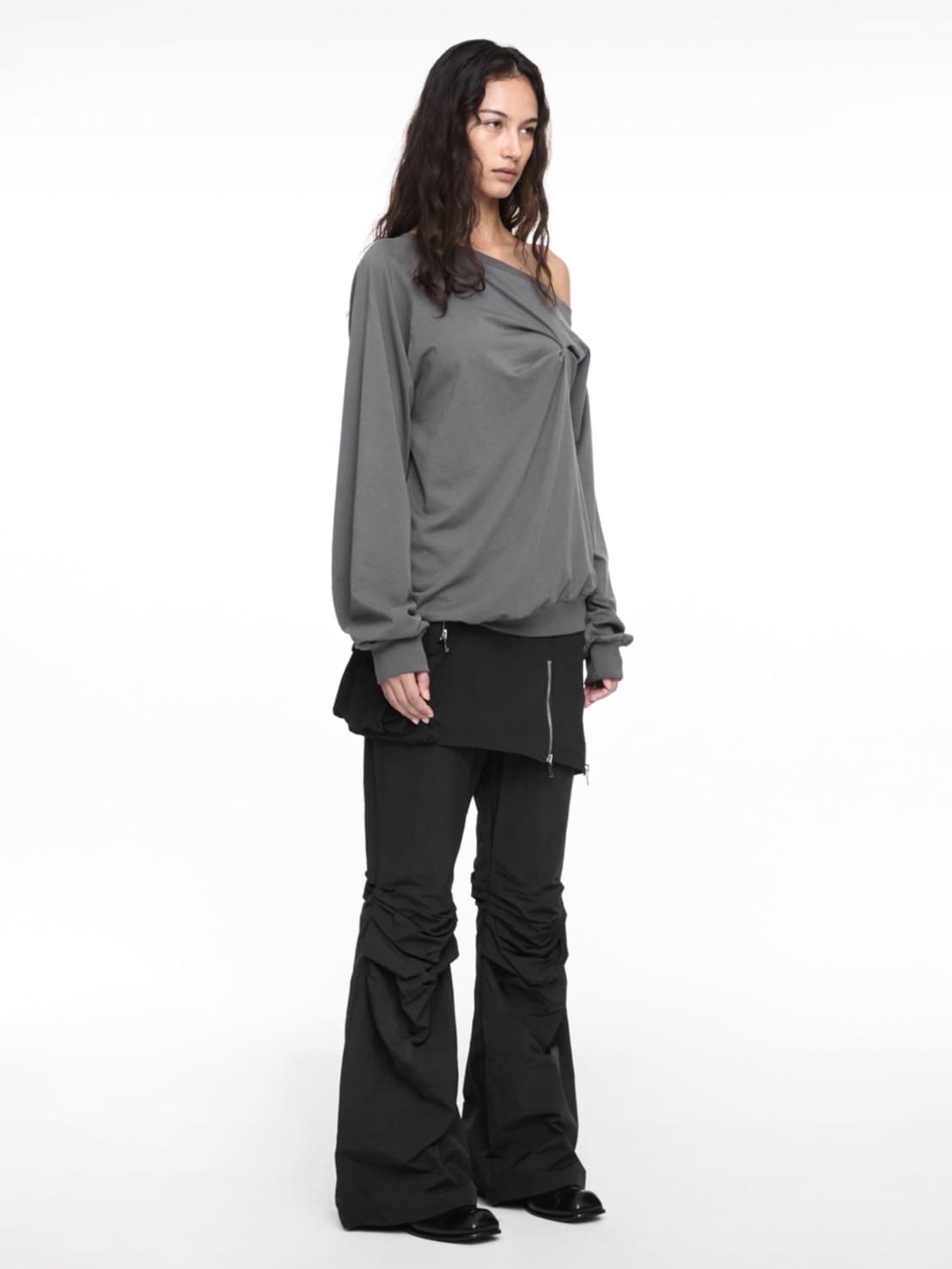 【NACHE】PINCHED LONG SLEEVE