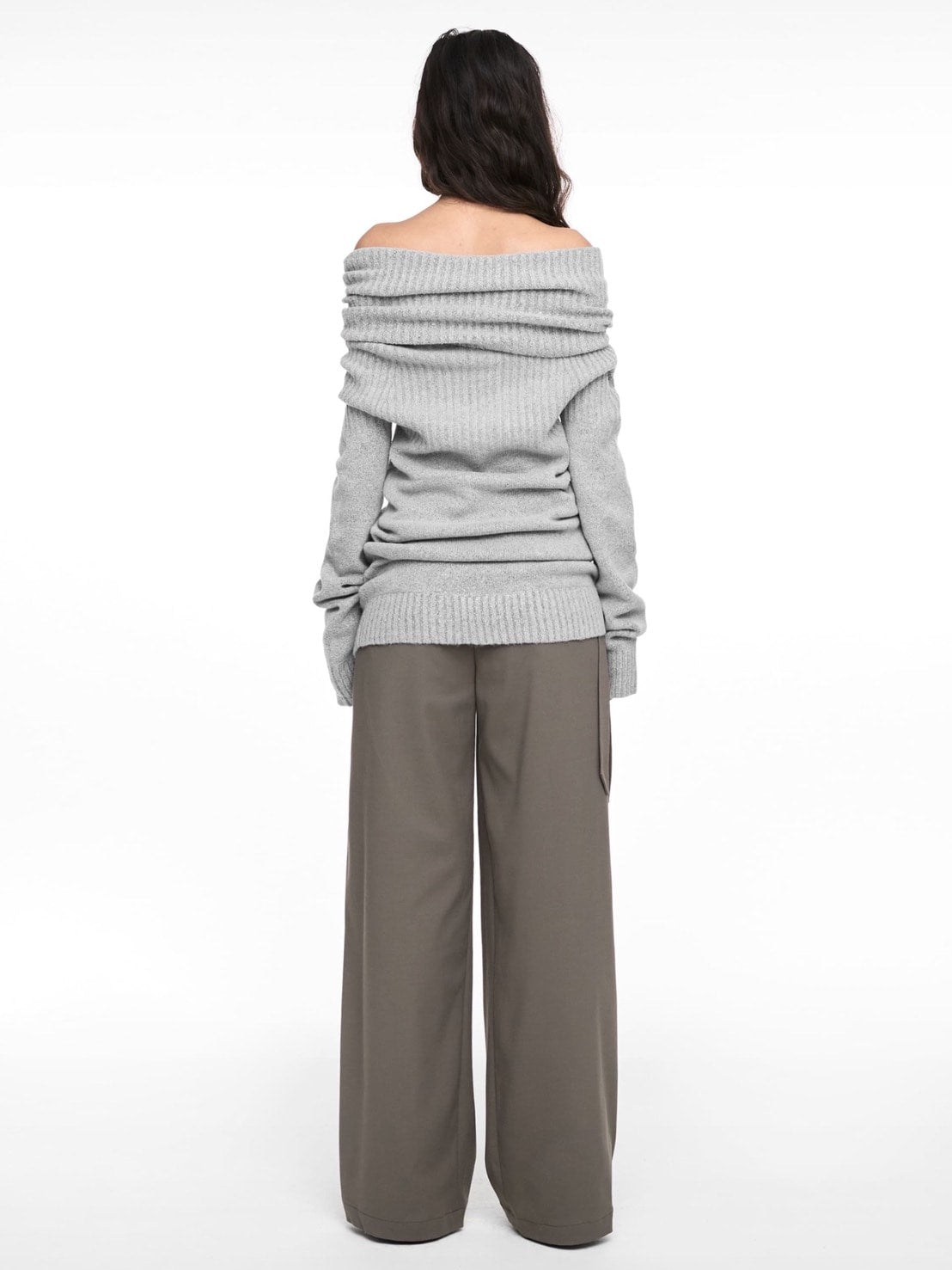 【NACHE】DRAPING WIDE PANTS