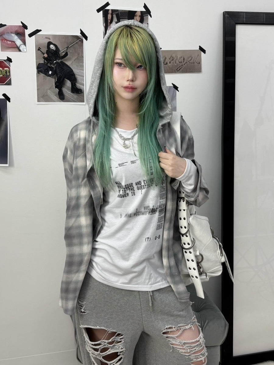 受注制【nmtc +】loose fit one shoulder long sleeve / 【エヌエムティーシープラス】ルーズフィットワンショルダー長袖Tシャツ (2color)