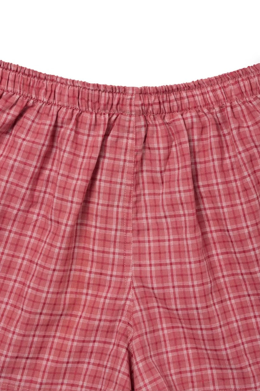 【AAKAM】Check Boxer