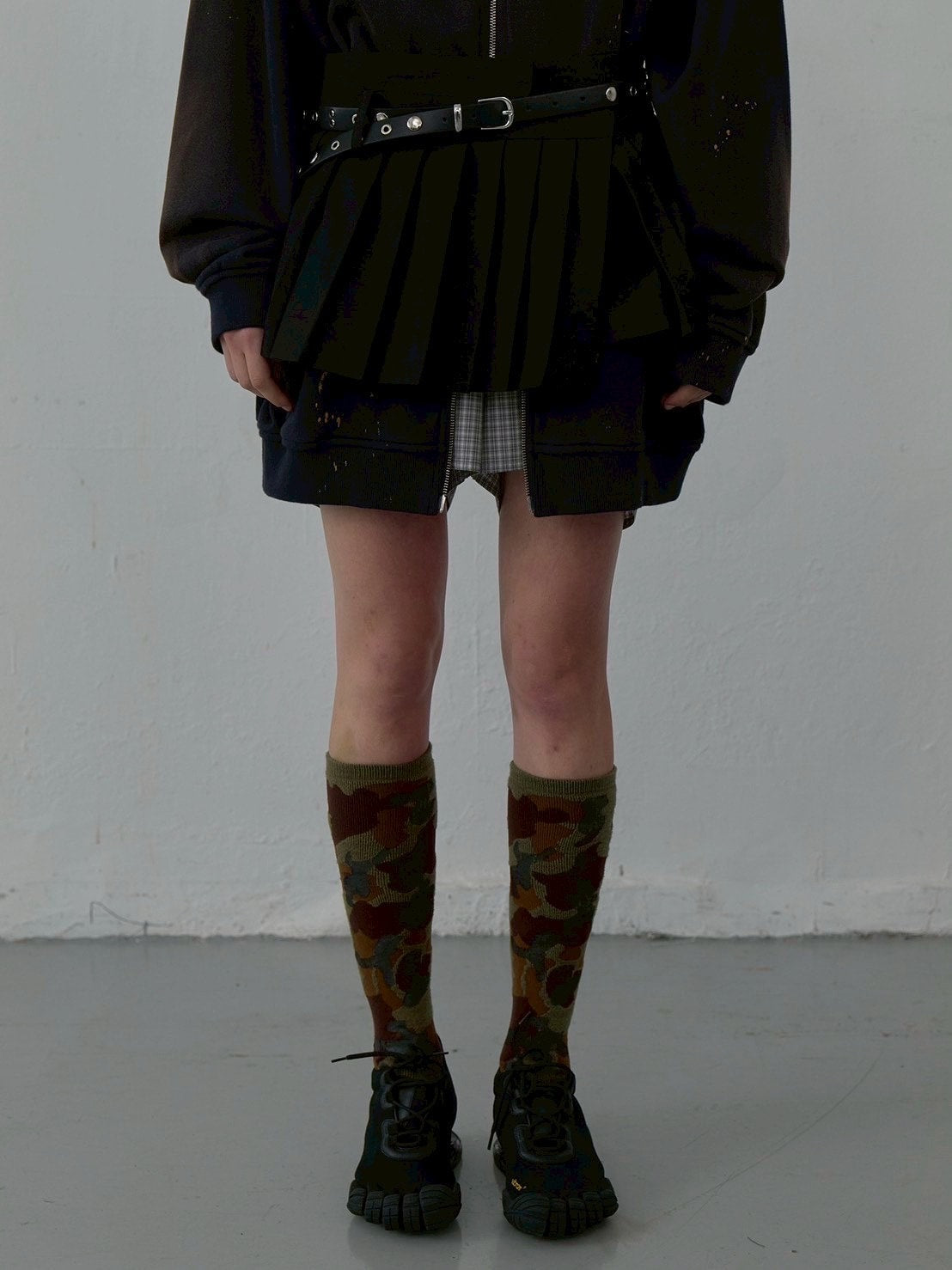 【LCDC】PLEATS DETAIL LAYERED SKIRT / 【エルシーディーシー・ティーエム】プレーツディティールレイヤードスカート