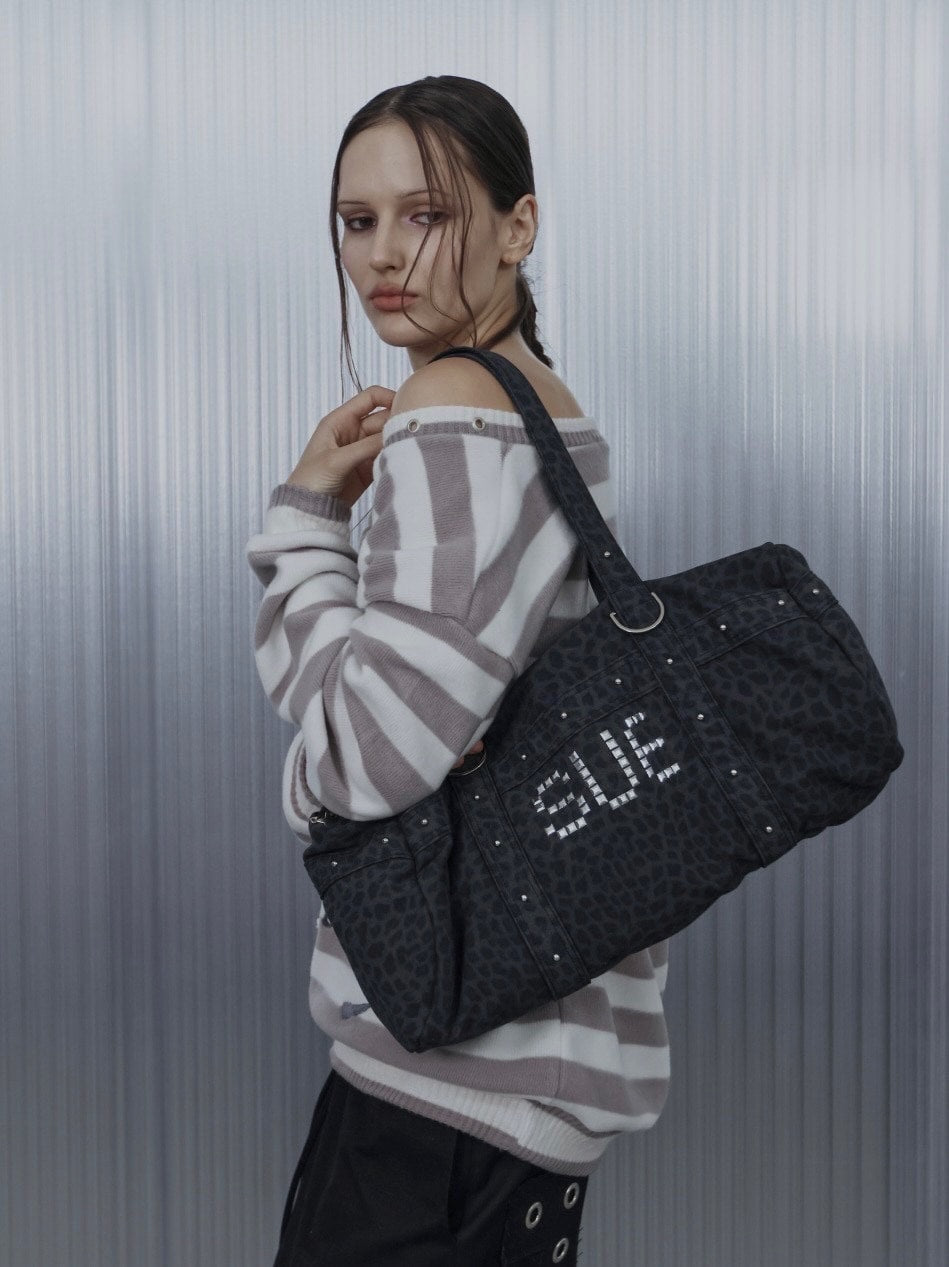 SETUP‐EXE】LEO STUDDED DUFFEL BAG / 【セットアップエグゼ】レオ