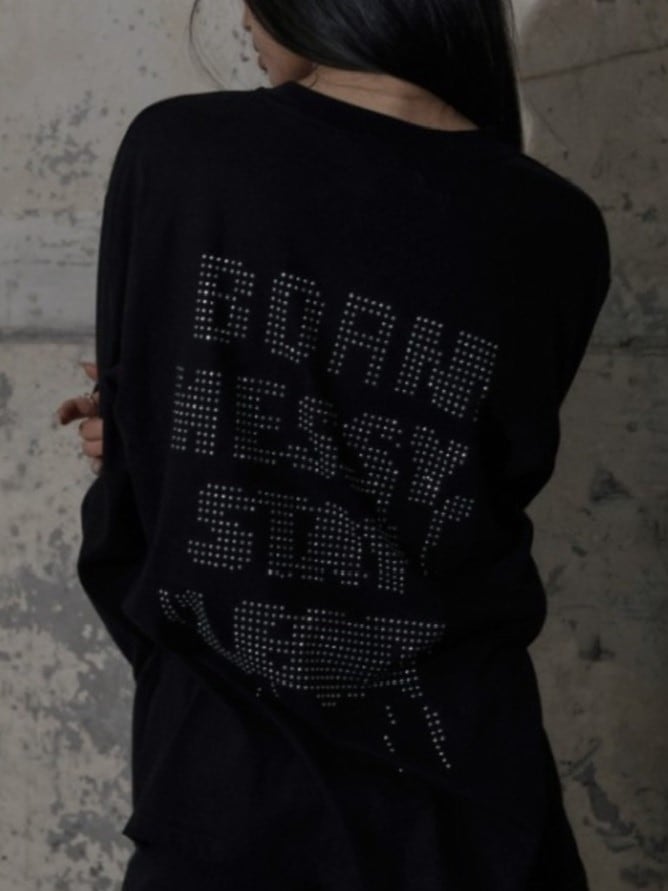 【FANCY CLUB】FF LETTERING LONG SLEEVE / 【ファンシークラブ】ＦＦレタリング長袖Ｔシャツ