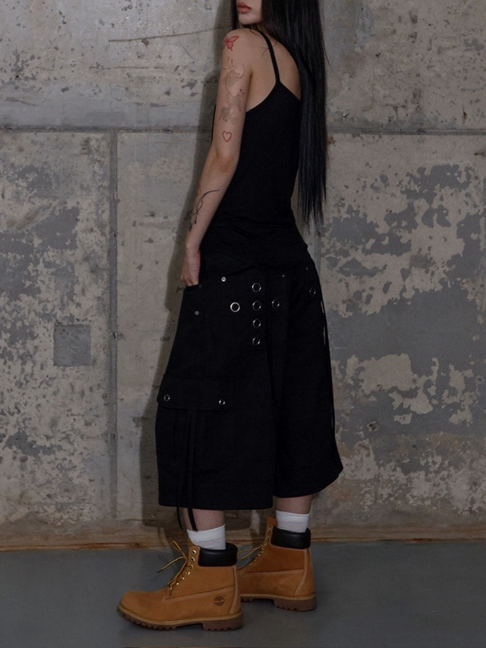 【FANCY CLUB】CROSS POCKET BERMUDA PANTS / 【ファンシークラブ】クロスポケットバミューダパンツ