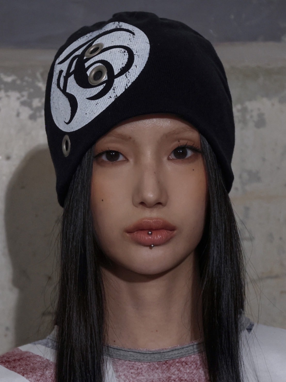 【FANCY CLUB】FY EYELET BEANIE / 【ファンシークラブ】ＦＹアイレットニット帽