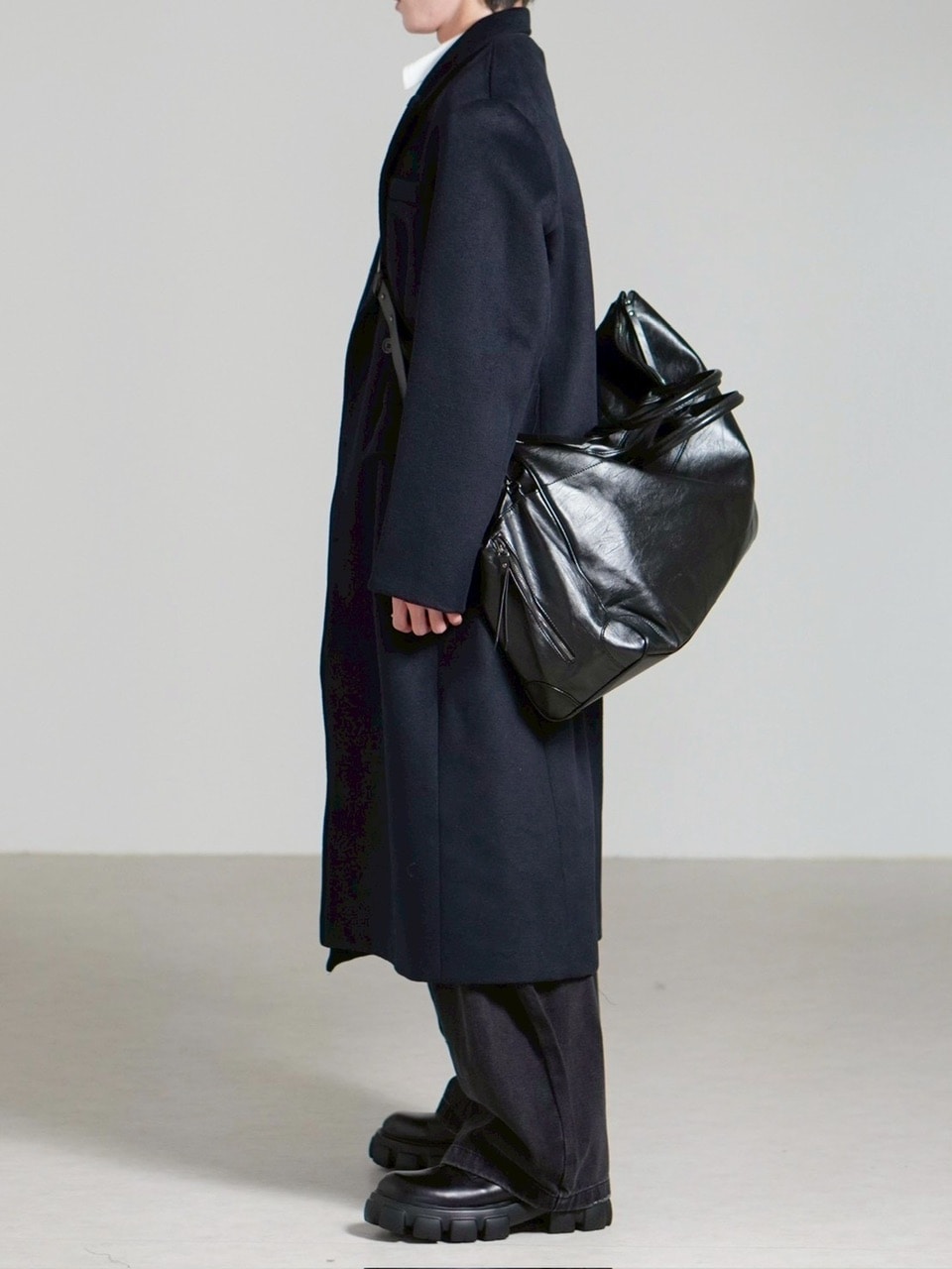 受注制【Chikashitsu +】travel big boston bag / 【チカシツプラス】トラベルビッグボストンバッグ (2color)