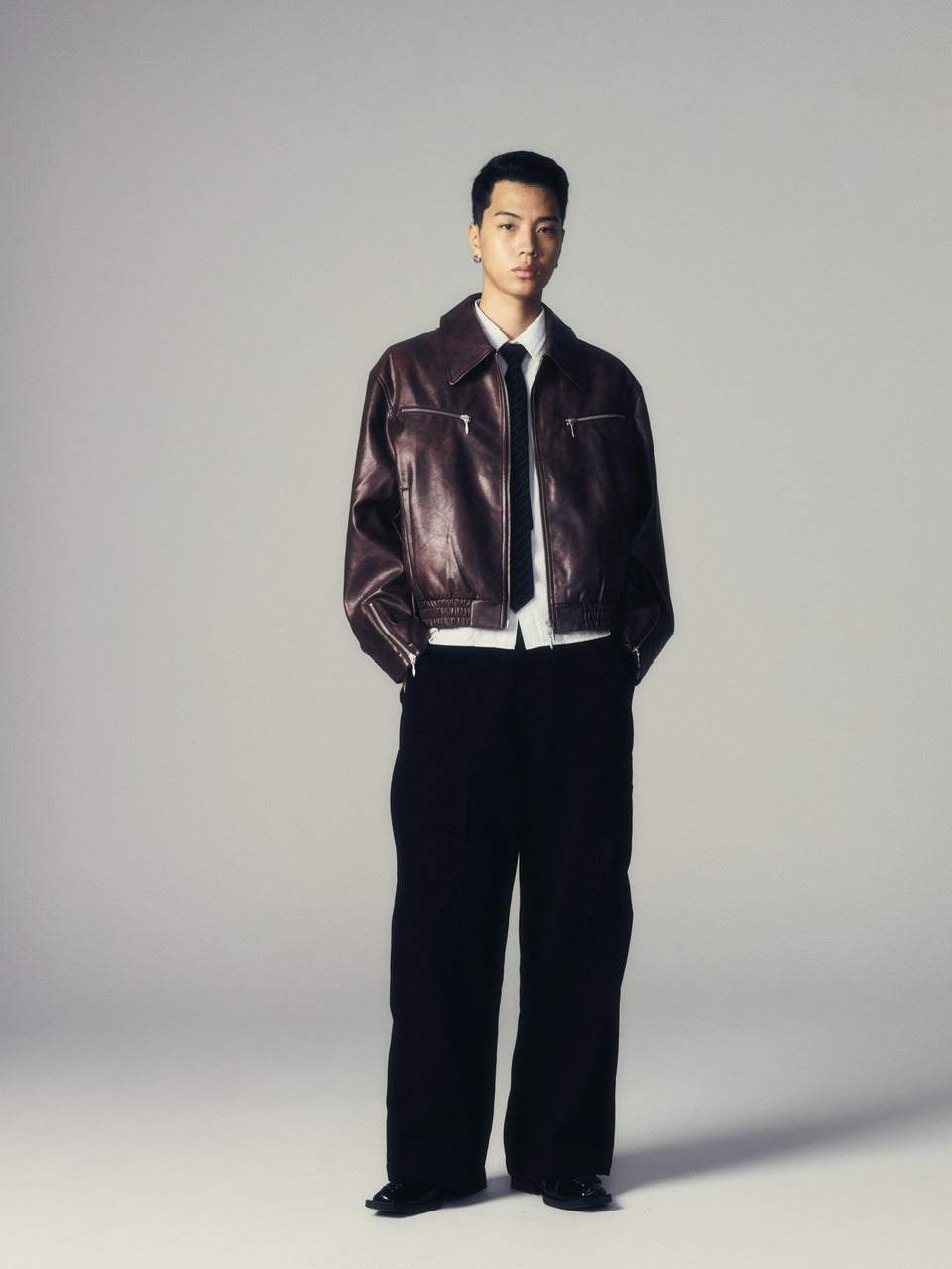 【CS】cotton wide twill pants (black) / 【シーエス】コットンワイドツイルパンツ