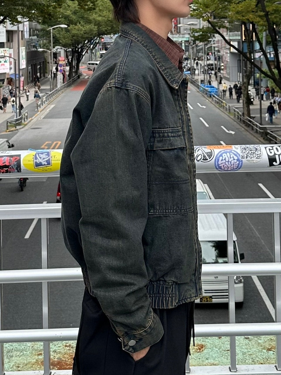 大阪店WEB限定受注制【Chikashitsu +】classic wash work denim jacket / 【チカシツプラス】クラシックウォッシュワークデニムジャケット