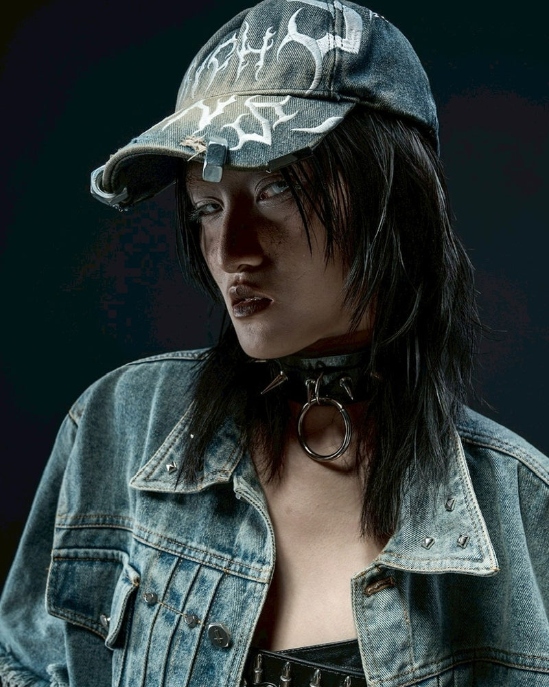 【RICH】DRKNSS Denim Washed Hat / 【リッチ】ロゴデニムウォッシュキャップ