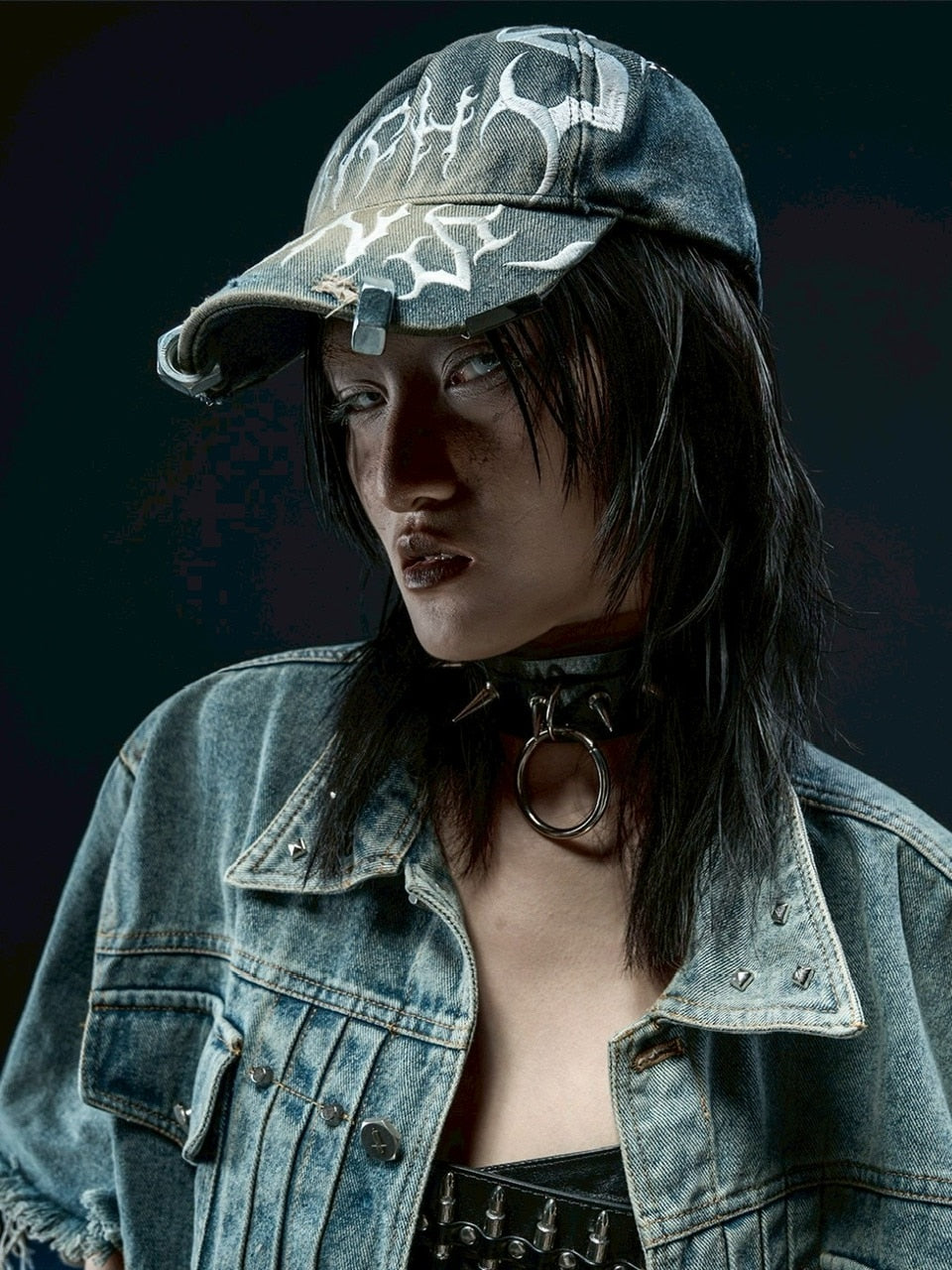 【RICH】DRKNSS Denim Washed Hat / 【リッチ】ロゴデニムウォッシュキャップ