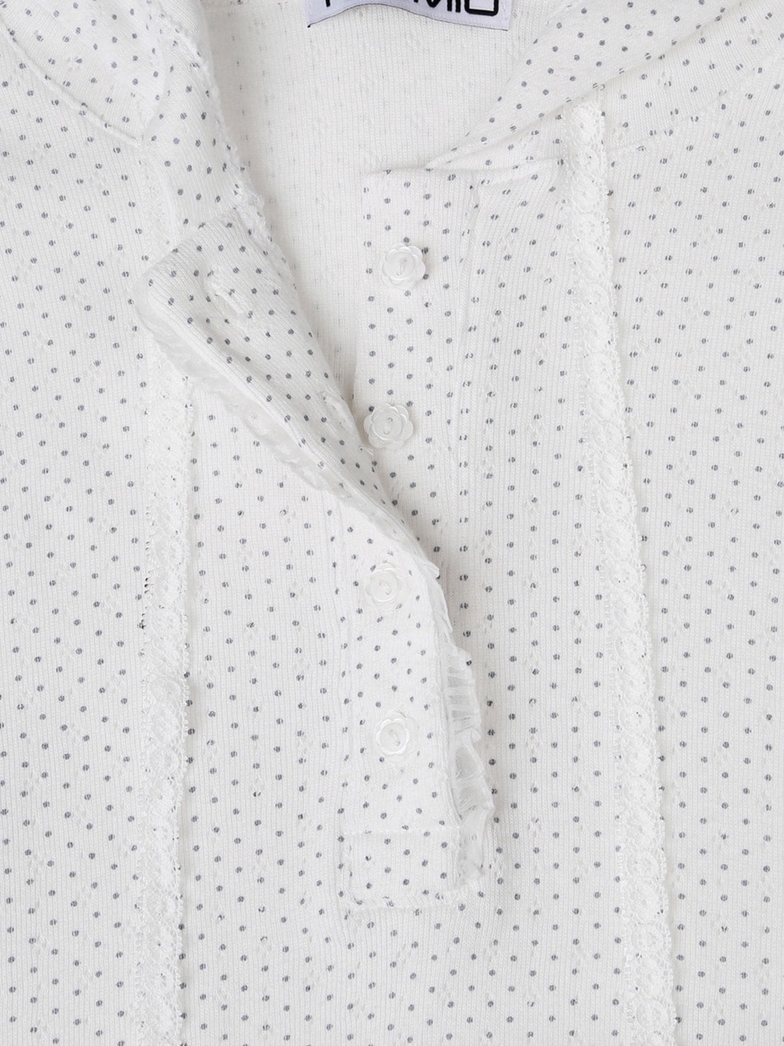 【TUOMIO】FRILL CHIFFON HOODIE / 【トゥオミオ】フリルシフォンフードパーカー