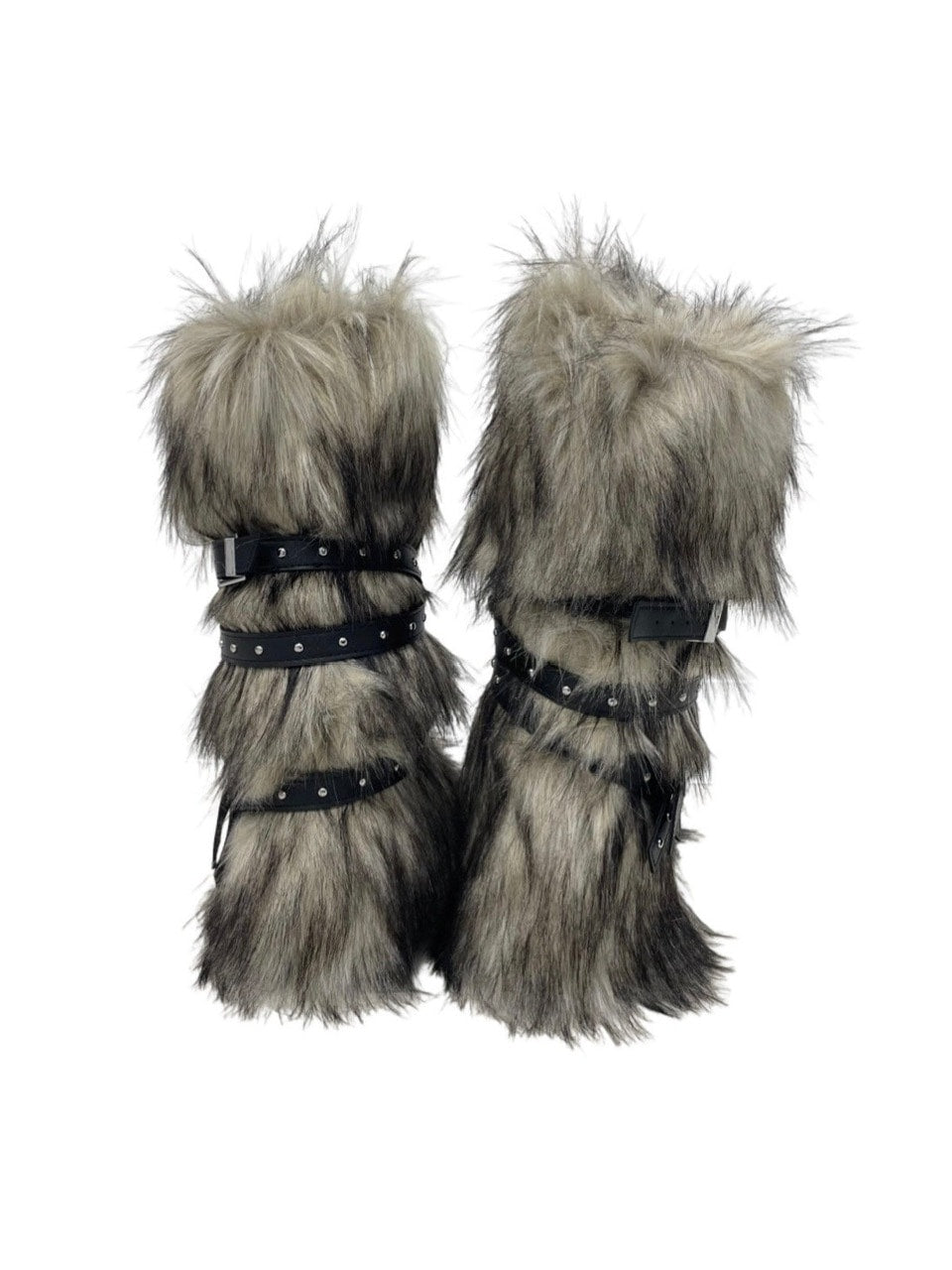 国際配送【Never mind the XU】belt fur boots /【エックスユードッグ】ベルトファーブーツ(2color)
