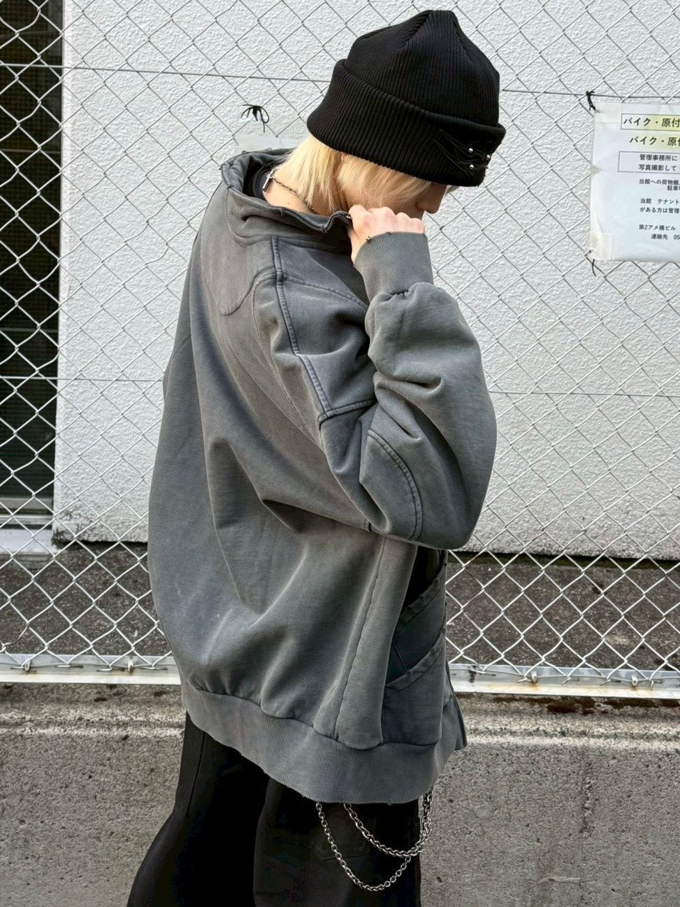 【Never mind the XU】vintage zip up jacket / 【ネバーマインドザエックスユー】ヴィンテージジップアップジャケット (2color)