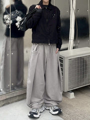 受注制【youll】rivet tuck wide pants (2color)