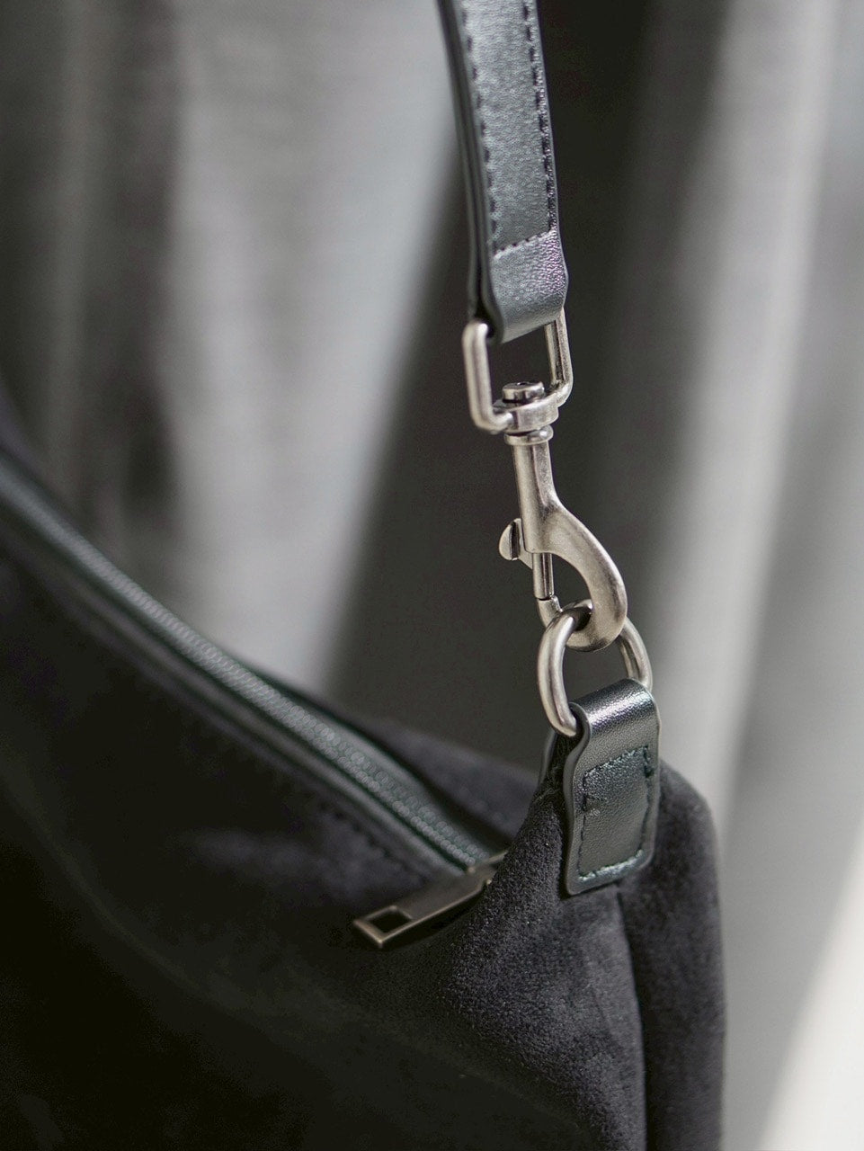 【Chikashitsu +】2 way suede hand bag / 【チカシツプラス】ツーウェイスエードハンドバッグ (3color)