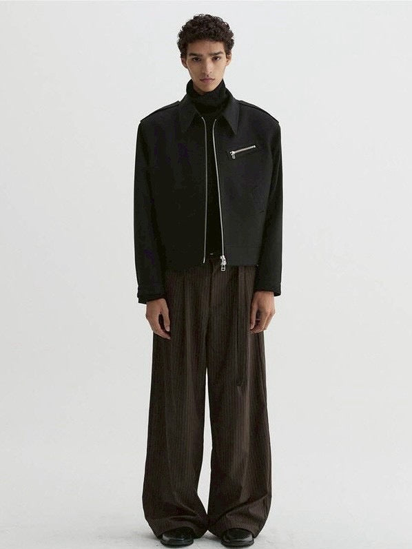 【DNSR】Cinched Stripe Slacks