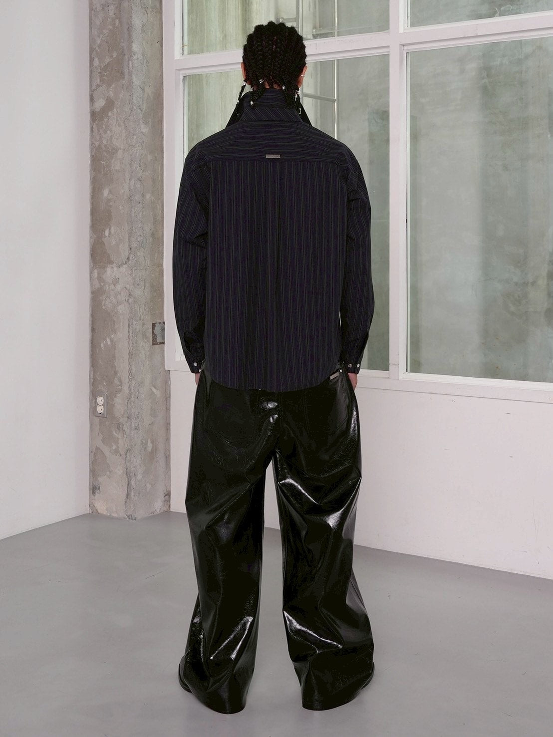 【ESC STUDIO】Tough striped shirt