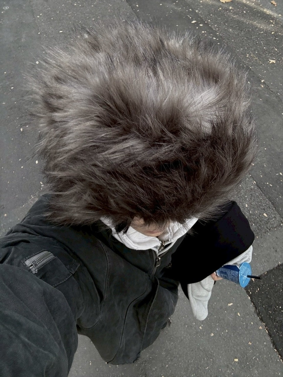 【youll】giant fur flight cap (2color)