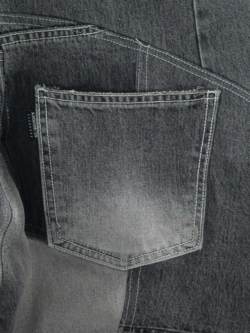 【SURGERY】surgery rebuild denim wide pants / 【サージェリー】サージェリー リビルド デニム ワイド パンツ