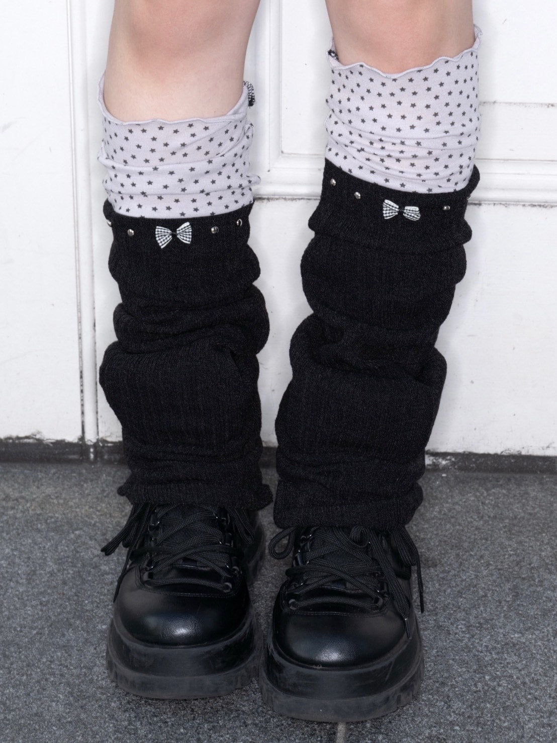 1/2 20:00発売【CHERRYQUIRI】starry leg warmer