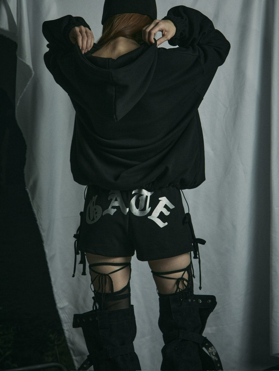 【GATELESS】BELT BUCKLE LOOSE LONG BOOTS / 【ゲートレス】ベルトバックルルーズロングブーツ