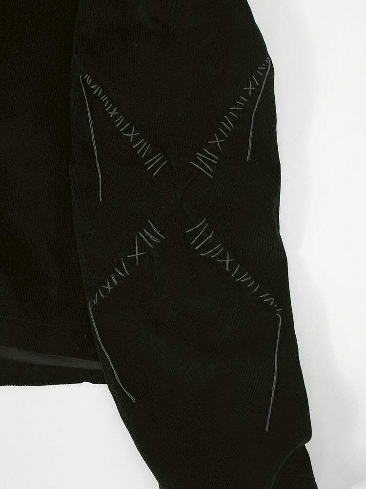 【SURGERY】Surgery sutured fur trimming jacket