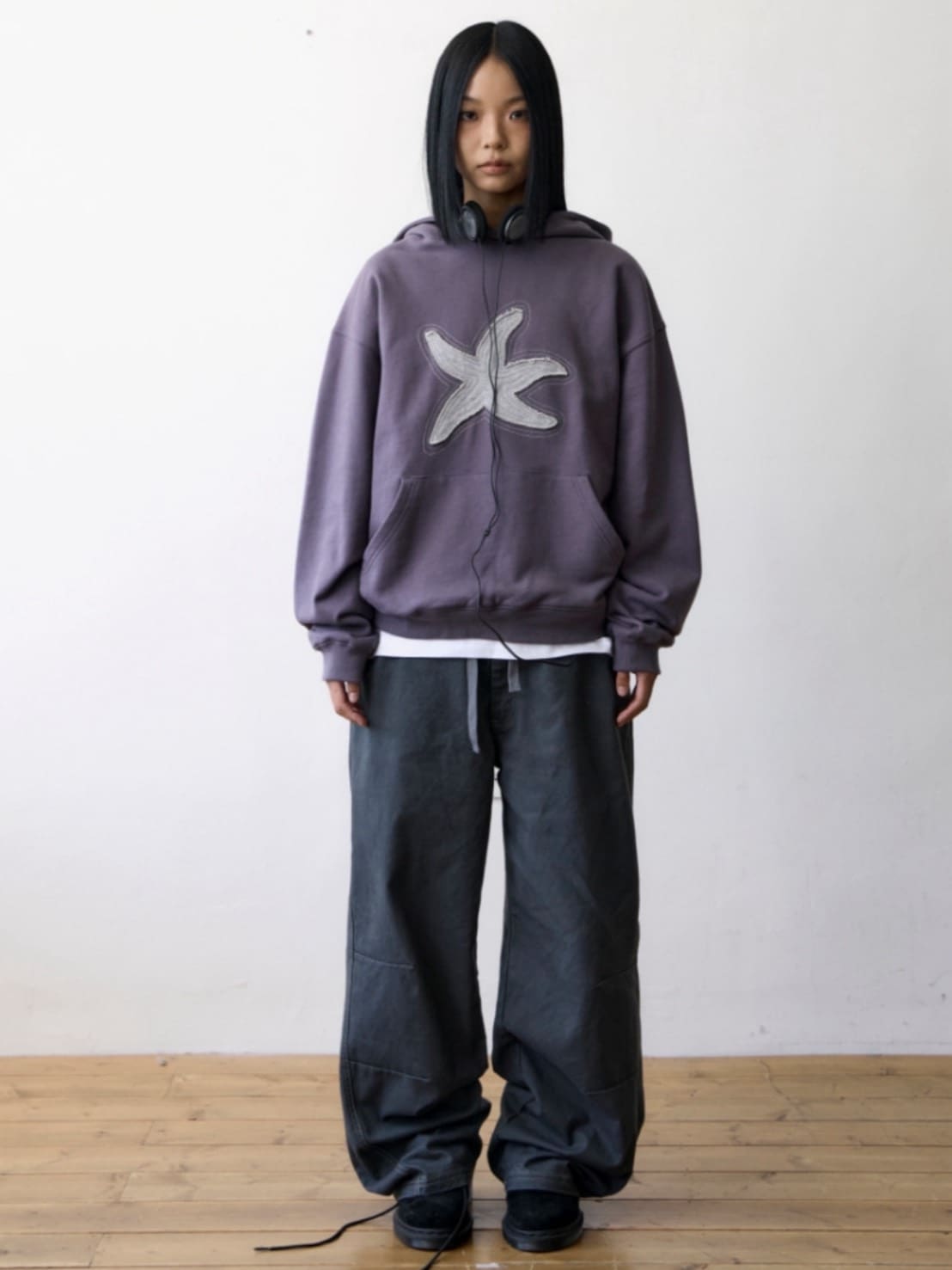 【THECOLDESTMOMENT】TCM trunk layered pants