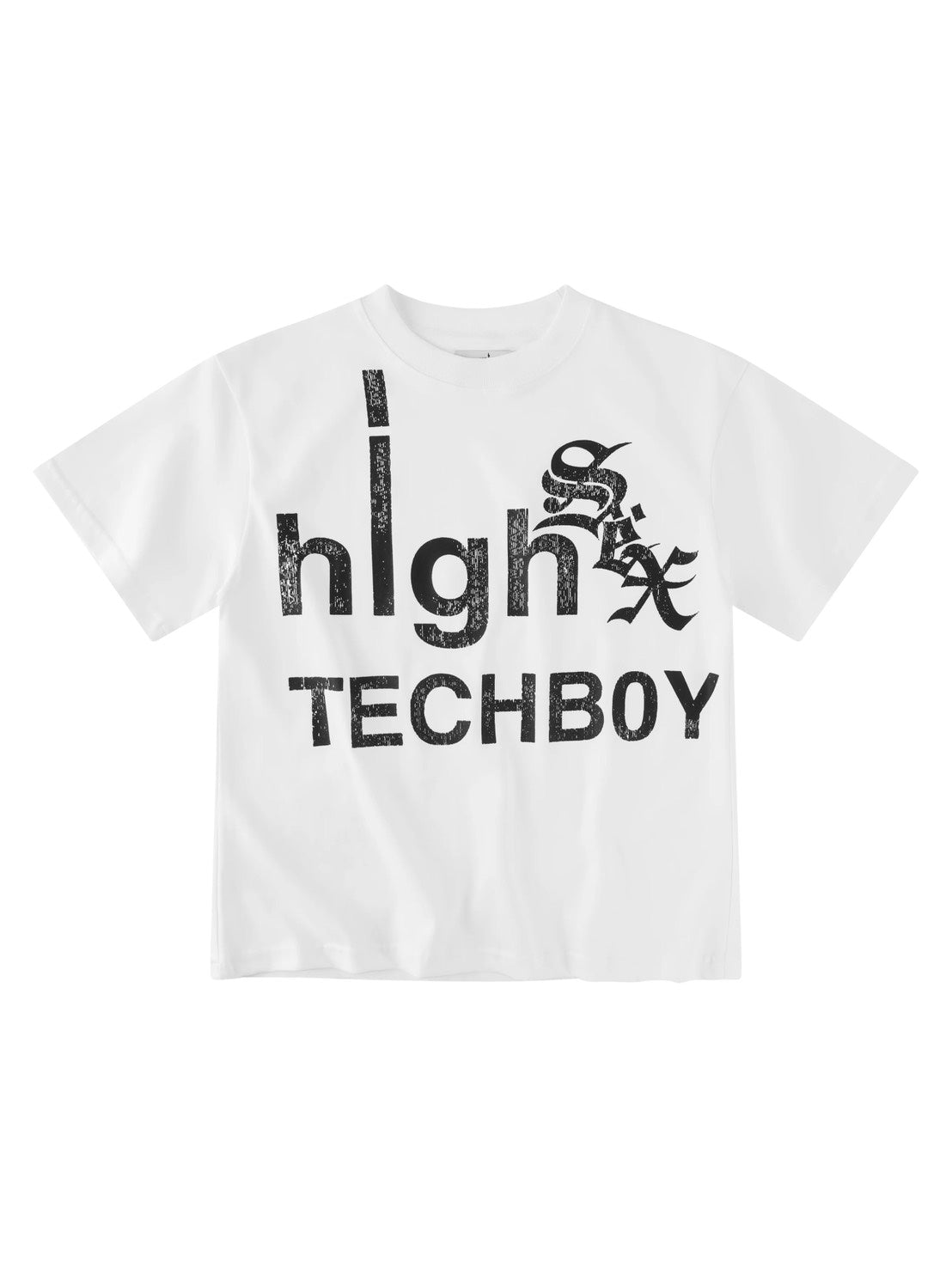 【Cozy world Wide】"BBY TECHB0Y" T SHIRT / 【コージーワールドワイド】ロゴグラフィック半袖Tシャツ