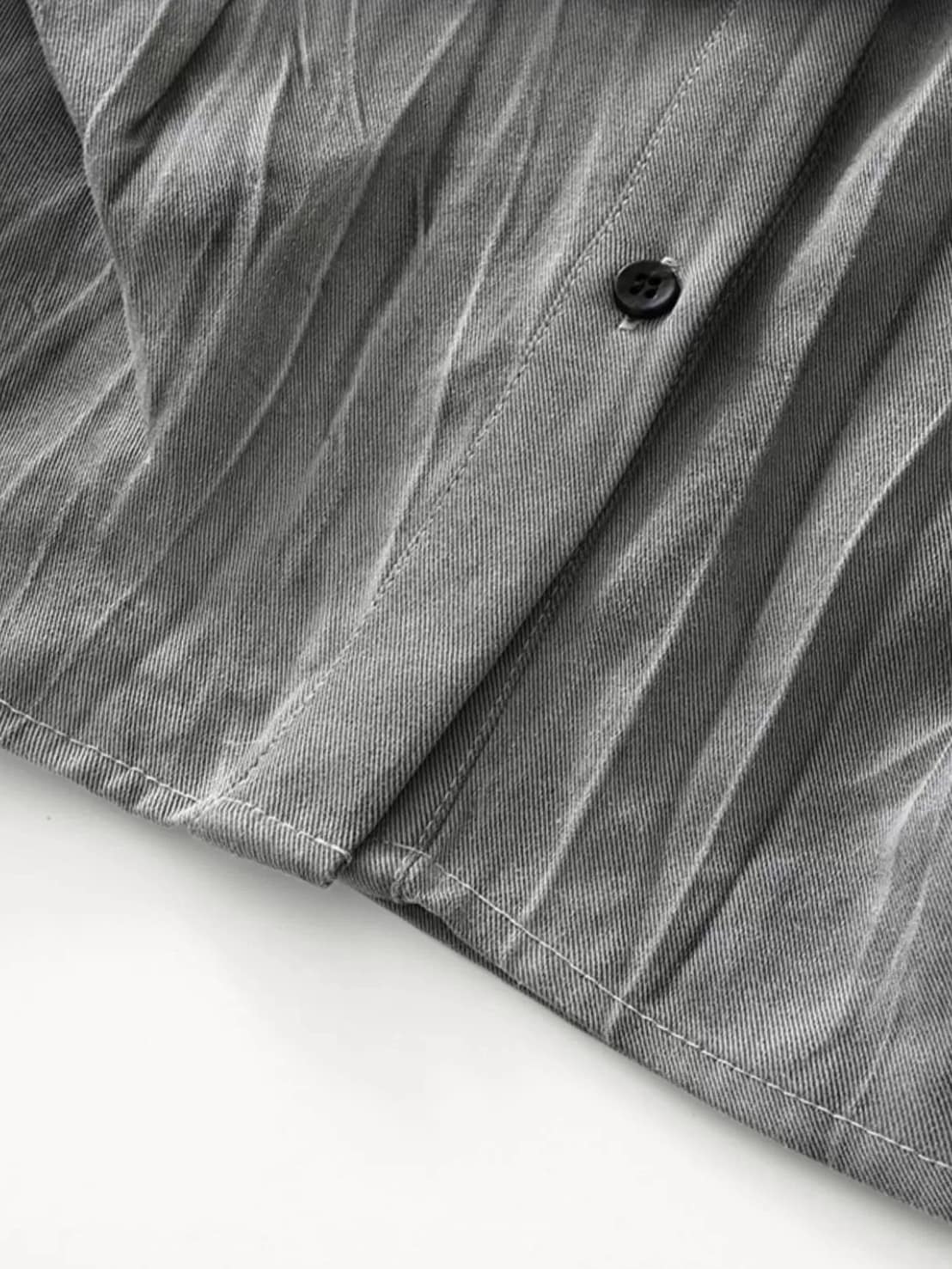 【Cest Nous】Two-in-One Shirt / 【セヌー】カーディガンセットレイヤードシャツ