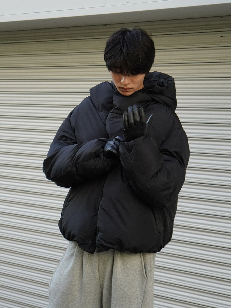 東京店WEB限定受注制受注制【Chikashitsu +】leather gloves / 【チカシツプラス】レザーグローブ (2color)