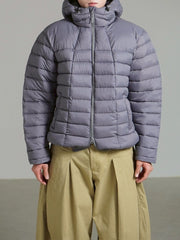 受注制【Chikashitsu +】light volume puffer jacket / 【チカシツプラス】ライトボリュームパファージャケット (3color)