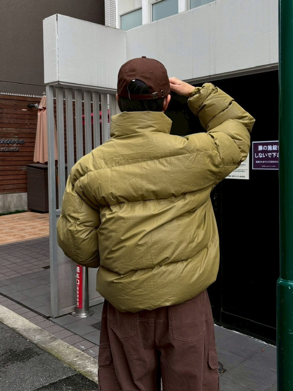 受注制【Chikashitsu +】cropped puffer jacket / 【チカシツプラス】クロップドパファージャケット (3color)